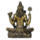 Load image into Gallery viewer, Webelkart Premium Marble Off- White Lord Shiva Idol (Off-White, 8.50 Inch)