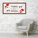 गैलरी व्यूवर में इमेज लोड करें, Webelkart Beautiful Acrylic Home Entrance Name Plate Office Name Plate Decor | Custom name plate for Office and Shops - 12 x 6 inches Home Decor Item