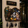 Load image into Gallery viewer, Webelkart Radha Krishna Key Holder for Home Decor, Key Chain Holder for Wall, Living Room, Wall Mount Key Hanger,Pooja Room Home Decor Item (10 Inches)