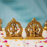 Load image into Gallery viewer, Webelkart Premium Lord Laxmi Ganesha Pair for Diwali Pooja,Diwali Decoration Items for Home,Ganesh Ji ki Murti,Pair of Laxmi Ganesh Idol Sculpture (5&quot; Inches)