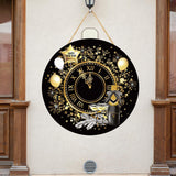 गैलरी व्यूवर में इमेज लोड करें, Webelkart Premium New Year Wooden Wall Hanging for Home and Office Decor, Decorative Holiday Party Ornament,Home Decor Item (10&quot; Inches)
