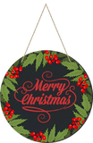 Load image into Gallery viewer, Webelkart Printed Merry Christmas Hanging,Wall, Door Hanging for Christmas Decorations,Hanging for Home - Christmas Gift Items Christmas Wall Hanging (10&quot; Inches)