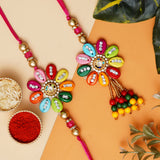 गैलरी व्यूवर में इमेज लोड करें, Webelkart Rakhi Set For Bhaiya And Bhabhi. Rakhi For Bhaiya Bhabhi | Lumba Rakhi For Bhabhi | Rakhi Gifts