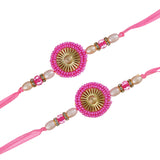 Load image into Gallery viewer, Webelkart Premium Rakhi Combo for Bhaiya Bhabhi Rakhi for Brother and Bhabhi Rakhi Bracelet Rakhi Combo for Brother Rakshabandhan Gift for Brother With Roli Chawal Pack