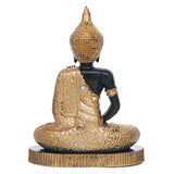 Load image into Gallery viewer, JaipurCrafts Premium Meditating Sitting Gautam Buddha Idol Statue Showpiece for Home and Living Room (Black and Gold)