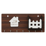 Load image into Gallery viewer, Webelkart Beautiful Wooden Keys Hanger, Key Holder for Home/Office Decor, Key Holder for Wall Decor,Key Chain Stand for Home (11.5" Inches)