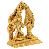 Load image into Gallery viewer, Webelkart Antique Metal Radha Krishna Idol Statue for Home/Office Decor| Radha Krishna Idol for Temple Decor,Radhe Krishna ki Murti for Pooja Room(4&quot; Inches, Gold)
