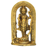Load image into Gallery viewer, Webelkart Antique Metal Ram Lalla Statue for Car Dashbord and Home/Office Decor| Ram Lalla Idol Ayodhya Shree Ram Murti Showpiece, Ram Lalla Ji ki Murti,Home Decoration Item (6.5&quot; Inches)