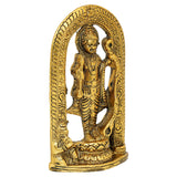 Load image into Gallery viewer, Webelkart Antique Metal Ram Lalla Statue for Car Dashbord and Home/Office Decor| Ram Lalla Idol Ayodhya Shree Ram Murti Showpiece, Ram Lalla Ji ki Murti,Home Decoration Item (6.5&quot; Inches)