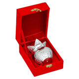 Load image into Gallery viewer, Webelkart Antique Sliver Plated Pooja Kalash with Coconut for Pooja Decor with Red Velvet Box/Swastik Kalash for Puja Temple/Diwali Gift Item/mangal Kalash (5&quot; inches)