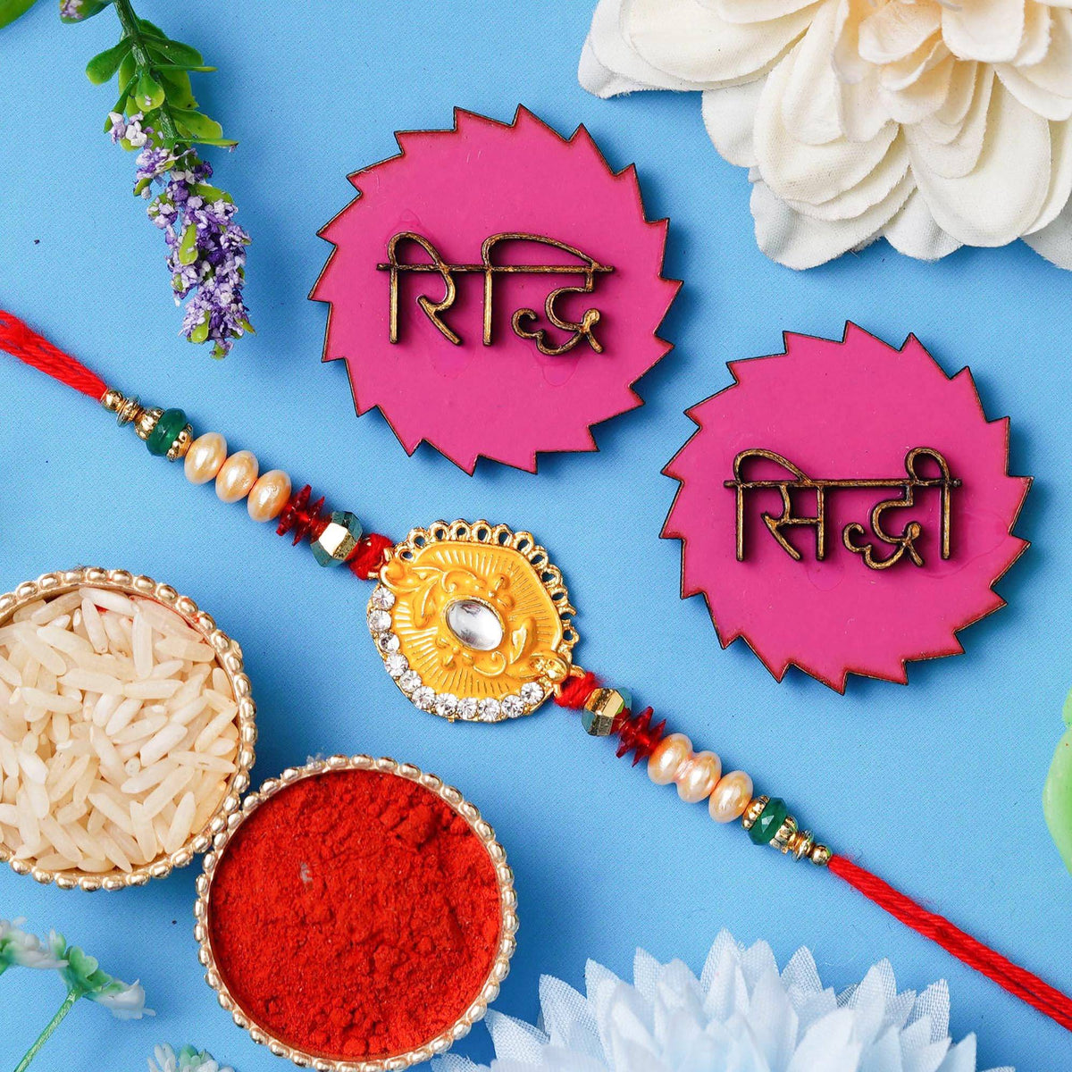 Webelkart Best Rakhi For Brother With Riddhi-Siddhi Sticker for Home ...