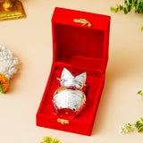 Load image into Gallery viewer, Webelkart Antique Sliver Plated Pooja Kalash with Coconut for Pooja Decor with Red Velvet Box/Swastik Kalash for Puja Temple/Diwali Gift Item/mangal Kalash (5&quot; inches)