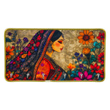 गैलरी व्यूवर में इमेज लोड करें, Webelkart Premium Decorative Wooden Rajasthani Lady Key Holder for Home and Office Decor, Key Hanger for Wall Decor (10&quot; Inches)