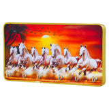गैलरी व्यूवर में इमेज लोड करें, Webelkart Antique Seven Horse Wall Key Holder for Home/Office Decor 6 Hooks, Vastu Seven Horse Key Holder Home Decor Item (10&quot; Inches)