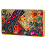 गैलरी व्यूवर में इमेज लोड करें, Webelkart Premium Decorative Wooden Rajasthani Lady Key Holder for Home and Office Decor, Key Hanger for Wall Decor (10&quot; Inches)