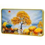 Load image into Gallery viewer, Webelkart Premium Wooden Canvas Print Decorative Key Holder for Home and Office Decor, Key Hanger for Wall Decor, Key Chain Holder (10&quot; Inches) (Wood 8 MM) Home Decoration Item