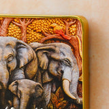 गैलरी व्यूवर में इमेज लोड करें, Webelkart Decorative Wooden Elephant Designer Key Holder for Home/Office Decor,Key Hanger for Wall,Key Chain Holder (10&quot; Inches)