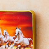 गैलरी व्यूवर में इमेज लोड करें, Webelkart Antique Seven Horse Wall Key Holder for Home/Office Decor 6 Hooks, Vastu Seven Horse Key Holder Home Decor Item (10&quot; Inches)