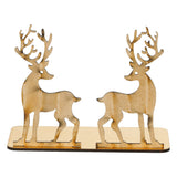 गैलरी व्यूवर में इमेज लोड करें, Webelkart Premium Christmas Reindeer Tealight Candle Holder for Home and Dining Decor,Reindeer Statues Showpieces Merry Christmas Ornaments for Table Decor (Pack of 2)
