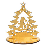 Load image into Gallery viewer, Webelkart Premium Merry Christmas Tree Shape Tealight Candle Holder for Home and Dining Decor,Tree Statues Showpieces Merry Christmas Ornaments for Table Decor