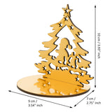 Load image into Gallery viewer, Webelkart Premium Merry Christmas Tree Shape Tealight Candle Holder for Home and Dining Decor,Tree Statues Showpieces Merry Christmas Ornaments for Table Decor