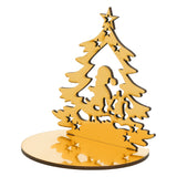 Load image into Gallery viewer, Webelkart Premium Merry Christmas Tree Shape Tealight Candle Holder for Home and Dining Decor,Tree Statues Showpieces Merry Christmas Ornaments for Table Decor