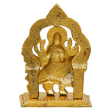 गैलरी व्यूवर में इमेज लोड करें, Webelkart Premium Metal Maa Durga MATA Rani Sherawali Murti Idol for Temple,MATA Rani Murti for Office Desk,Sherawali MATA Idol for Car Dashboard (6.50&quot; Inches)