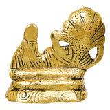 Load image into Gallery viewer, Webelkart Premium Metal Lakshmi Vishnu Ji Sitting On Sheshnag Murti for Home and Office Decor| Lord Vishnu On Sheshnag Idol Statue for Temple Decor (4&quot; Inches)