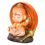 Load image into Gallery viewer, Webelkart Premium Lord Hanuman ji Idol for cardashbord | Book Reading Hanuman ji Statue for Temple Decor, Bajrang Bali Murti for Home Temple Decor (3.74" Inches)