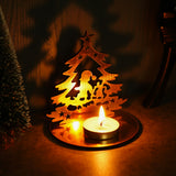 Load image into Gallery viewer, Webelkart Premium Merry Christmas Tree Shape Tealight Candle Holder for Home and Dining Decor,Tree Statues Showpieces Merry Christmas Ornaments for Table Decor