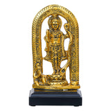 Load image into Gallery viewer, Webelkart Premium Gold Metal Ram Lalla Statue with Wooden Stand for Home/Office Decor| Ram Lalla Idol Ayodhya Shree Ram Murti Showpiece,Home Decoration Item 7.5&quot; Inches