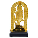 Load image into Gallery viewer, Webelkart Premium Gold Metal Ram Lalla Statue with Wooden Stand for Home/Office Decor| Ram Lalla Idol Ayodhya Shree Ram Murti Showpiece,Home Decoration Item 7.5&quot; Inches