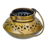 Load image into Gallery viewer, Webelkart Premium Metal Handicraft Designer Handi Shape Degchi T Light Candle Holder for Diwali Decor Rajashtani Candle Holder Diwali Gift Item (5&quot; Inches)