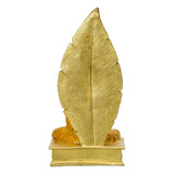 Load image into Gallery viewer, Webelkart Premium Gold Meditating Sitting Gautam Buddha with Leaf Background Idol Statue Showpiece for Home/Office Decor/Living Decorations | Home Decoration Item| Diwali Corporate Gifts (12&quot; Inches)