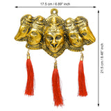 Load image into Gallery viewer, Webelkart Premium Panchmukhi Hanuman Ji Murti for Door Entrance Panchmukhi Murti with Latakan for Wall Decor,Hanuman Ji Idol for Home Decor (8.5" Inches)
