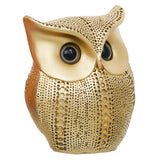 Load image into Gallery viewer, Webelkart Premium Gold Resin Classy Lucky Owl Figure Showpiece for Home/Office Decor,Decorative Items for Table Decor Owl Status (Gold-5.51" Inches)