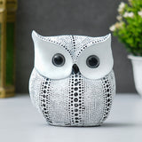 Load image into Gallery viewer, Webelkart Antique White Lucky Owl Showpiece for Home/Office Decor,Decorative Figure Items for Home Decor Owl Status for Cardashboard(White-5.51" Inches)