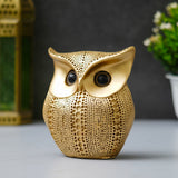 Load image into Gallery viewer, Webelkart Premium Gold Resin Classy Lucky Owl Figure Showpiece for Home/Office Decor,Decorative Items for Table Decor Owl Status (Gold-5.51" Inches)
