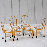 Load image into Gallery viewer, WebelKart Premium Dinner Set Designer Tealight Candle Holder for Diwali Decoration |Tealight Candle Holder for Home Decor - Table Decoration Gift Items for Home (Set of 5)