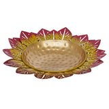 Load image into Gallery viewer, Webelkart Premium Multicolor Leaf Flower Decorative Urli Bowl for Home Handcrafted Bowl for Floating Flowers and Tea Light Candles Home,Office and Table Decor| Diwali Decoration Items for Home