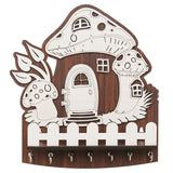 Load image into Gallery viewer, Webelkart Premium Wooden Mashrom Designer Key Holder for Home and Office Decor | Key Holder for Wall Decor |Key Hanger with Showpiece Stand - Diwali Decorations Items for Home (8.5" Inches)