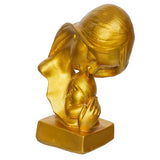 Load image into Gallery viewer, Webelkart Beautiful Gold Mother &amp; Child Abstract Showpiece | Decorative Sculpture for Home Decor | Symbol of Love &amp; Care |Tabletop Figurine for Living Room,Home Decor Item Resin (6" Inches)