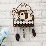 Load image into Gallery viewer, Webelkart Premium Wooden Mashrom Designer Key Holder for Home and Office Decor | Key Holder for Wall Decor |Key Hanger with Showpiece Stand - Diwali Decorations Items for Home (8.5" Inches)