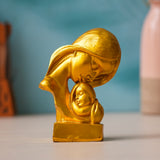 Load image into Gallery viewer, Webelkart Beautiful Gold Mother &amp; Child Abstract Showpiece | Decorative Sculpture for Home Decor | Symbol of Love &amp; Care |Tabletop Figurine for Living Room,Home Decor Item Resin (6" Inches)