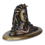Load image into Gallery viewer, Webelkart Premium Metal Adiyogi Shiva Statue for Home and Car Dashboard (Self Adhesive, 2.5 in) (Green)