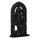 Load image into Gallery viewer, Webelkart Premium Ram Lalla Statues for Car Dashboard and Home Decor | Ram Lalla Idol Ayodhya Shree Ram Murti Showpiece (2.75&quot; Inches-Metal) (Black)