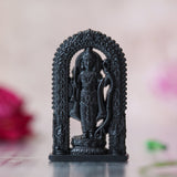 गैलरी व्यूवर में इमेज लोड करें, Webelkart Premium Ram Lalla Statues for Car Dashboard and Home Decor | Ram Lalla Idol Ayodhya Shree Ram Murti Showpiece (2.75&quot; Inches-Metal) (Black)
