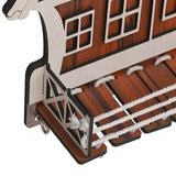 Load image into Gallery viewer, Webelkart Premium Wooden House Design Wall Mounted Key Holder with Shelf &amp; 6 Hooks, Cottage Style Key Hanger (10 Inches)