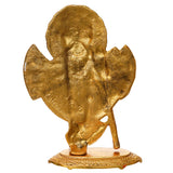 गैलरी व्यूवर में इमेज लोड करें, Webelkart Premium Shri Shrinathji Idol Golden Finish Decorative Murti for Home Temple | Pushtimarg Krishna Statue for Pooja Room &amp; Festive Decor | Premium Religious Gift Item for Poja (9" Inches)
