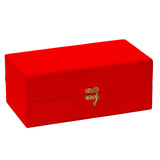 Load image into Gallery viewer, Webelkart Premium Silver Plated Set of 2 Beetel Bowl with 2 Spoon &amp; 1 Tray in Red Velvet Gift Box, Designer Serving Dish Set for Diwali, Wedding &amp; Housewarming Gift,Diwali Gift